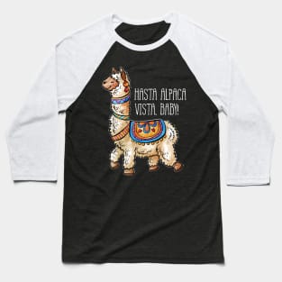 Hasta Alpaca Vista Baby Llama Baseball T-Shirt